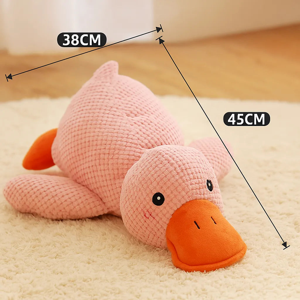 Canard couineur Poils et Bêtises, jouet peluche pour chien